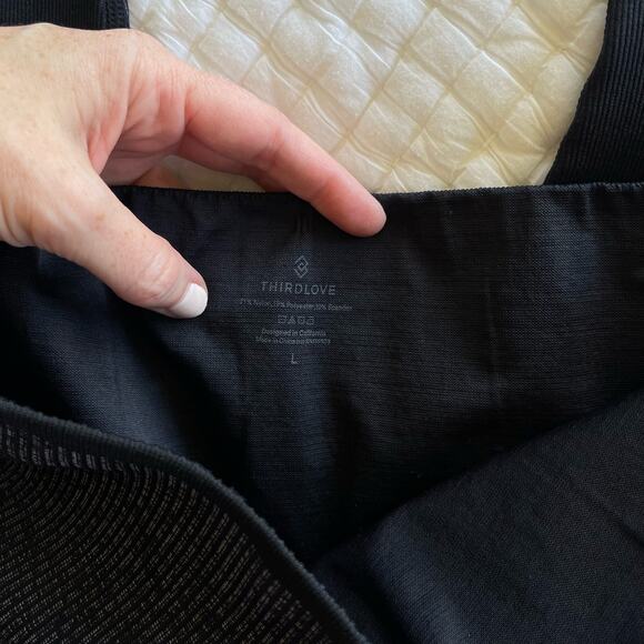 THIRDLOVE Flex Seamless Compression Legging Heather Grey Size Large High Waisted - Picture 15 of 15